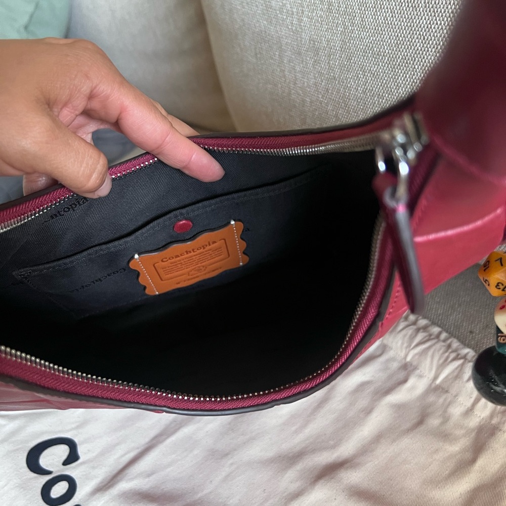 Coach Leather Alter/Ego Crescent Shoulder Bag - Picture 5 of 9